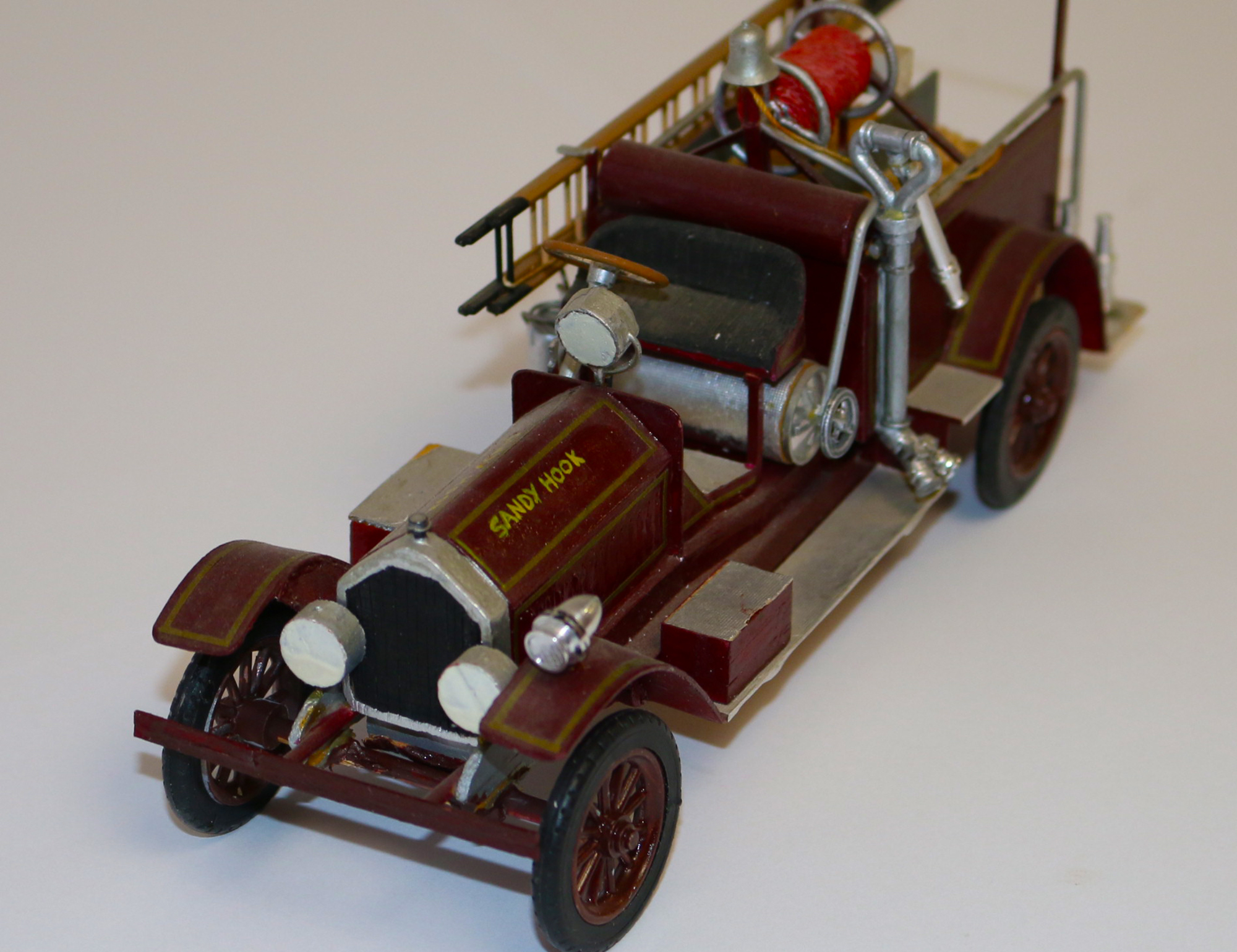1916 American LaFrance Chemical Car John's scale model 1916 American LaFrance chemical car.