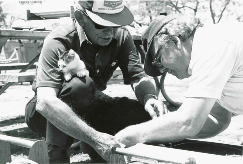 John and Al Prather John Brodbeck (Left) and Al Prather (of Prather Products) circa 1983.