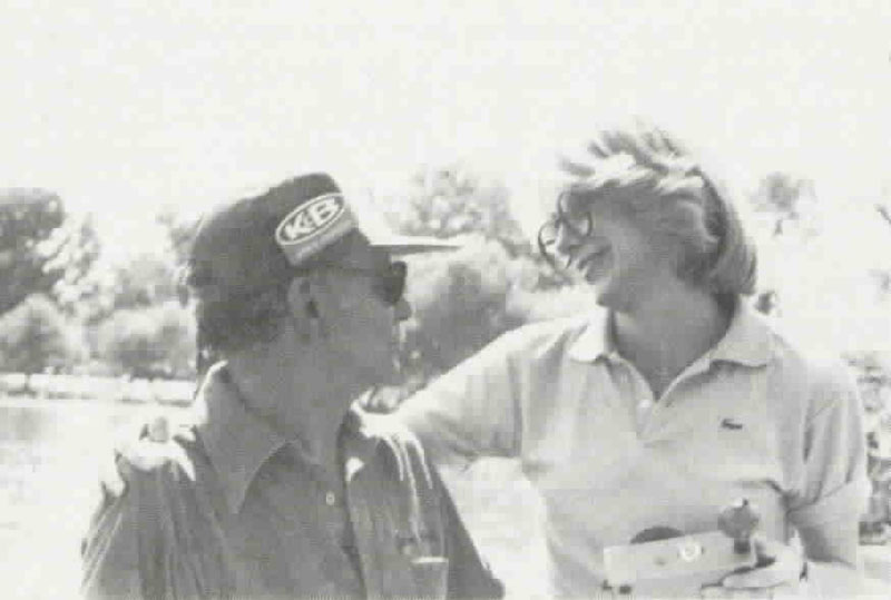 John With Sarah Purcell John with Sarah Purcell of TV's "Real People."