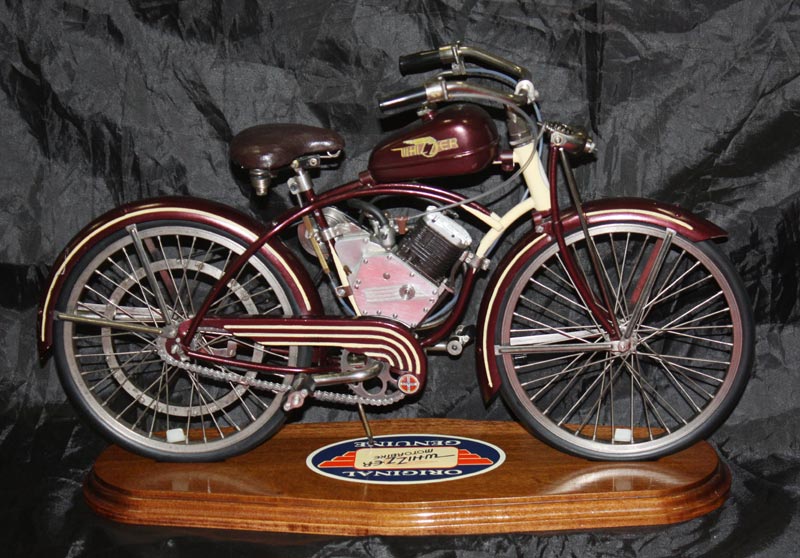 Whizzer Motorbike Ron Colonna's 1/4 scale Whizzer motorbike.
