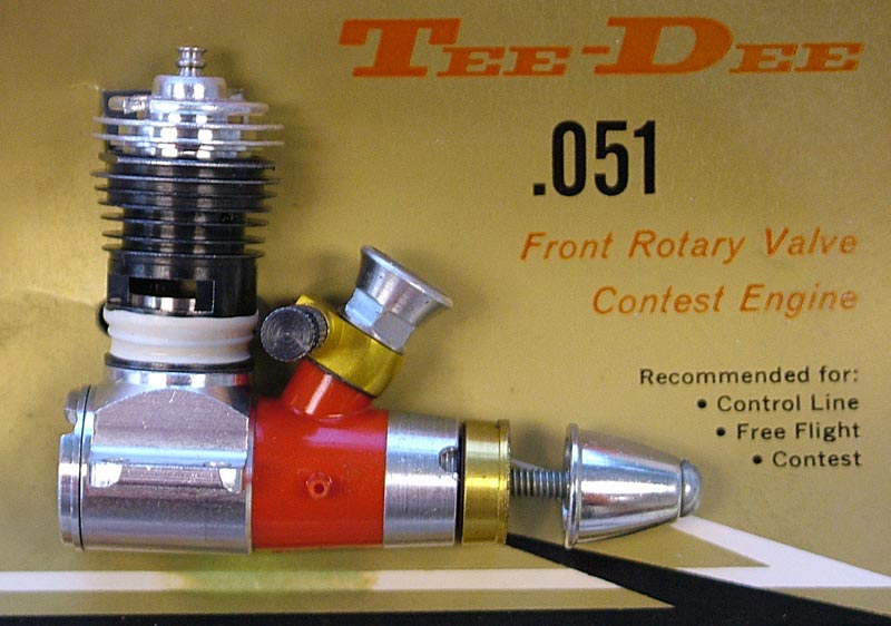 Cox Tee-Dee .051 Engine The Cox Tee-Dee .051 engine.