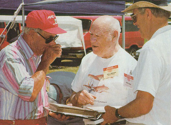 Bill Brown With Friends Bill Brown (center) speaking with some friends.
