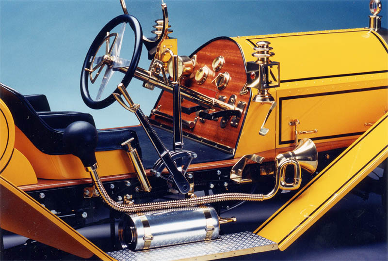 Completed 1910 Mercer T35 Raceabout Detailed view of the finished Mercer.