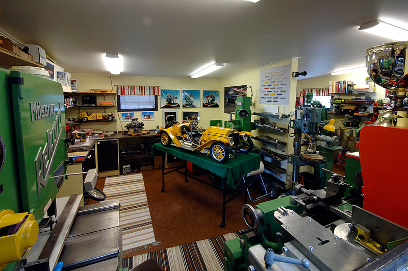 Mr. Dahlberg's Shop Another wide view of Mr. Dahlberg's shop.