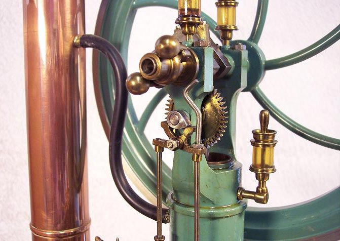 Inverted Hot-Bulb Engine A close look at Find's inverted hot-bulb engine.