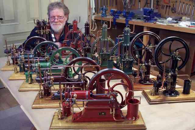 HansenPic1 Find Hansen displaying his hot-bulb engines.