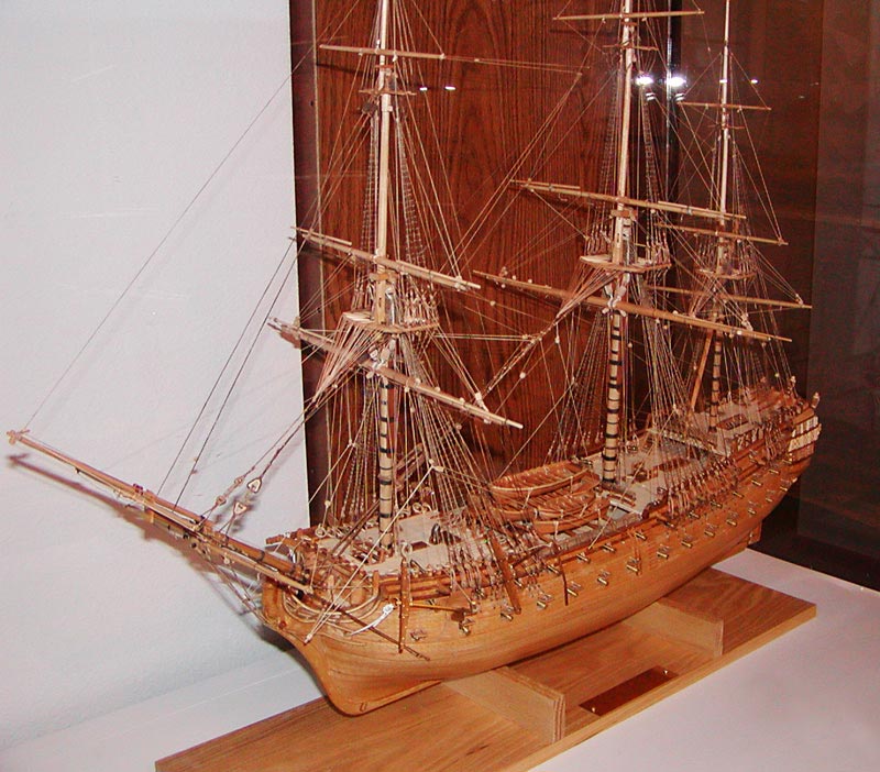 HMS Bellona James Hasting's scale model of the HMS Bellona.