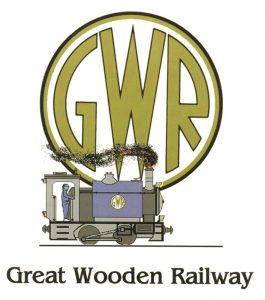 Great Wooden Railway Logo The Great Wooden Railway logo.