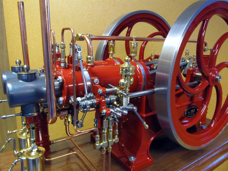 Twin-Cylinder Horizontal Hot-Bulb Engine Find's twin-cylinder horizontal engine.