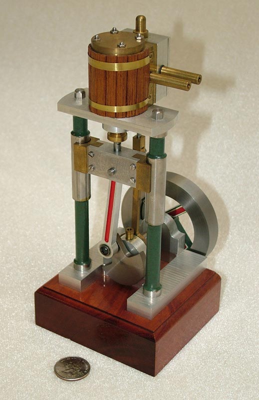 Rudy's stationary steam engine.