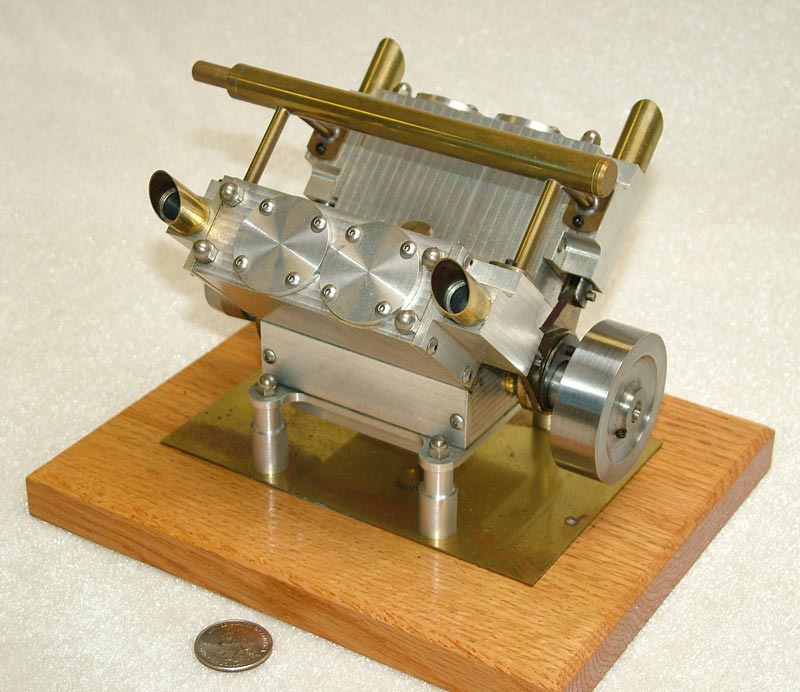 Another look at Rudy's V-4 steam engine.