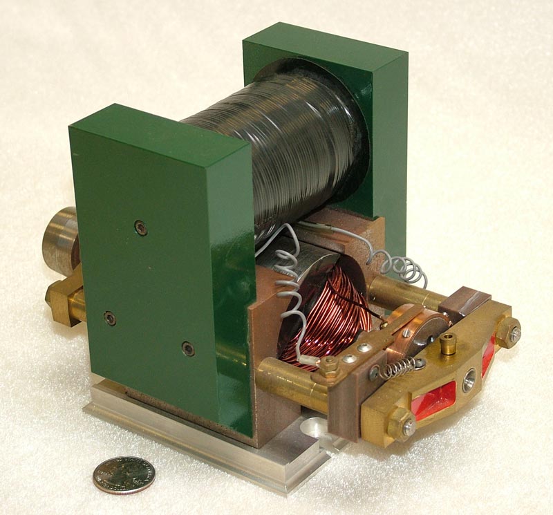 Another side of the miniature dynamo.