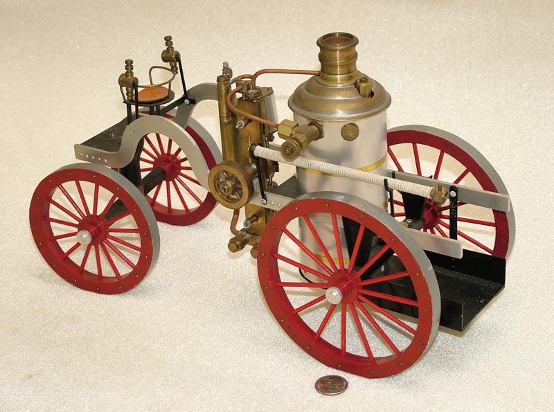 Another look at the horse-drawn fire pump.
