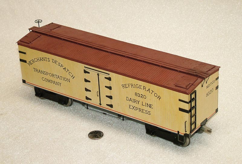 A different scale model rail car.