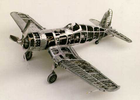 1/16 Scale Corsair Young C. Park's 1/16 scale model Corsair.