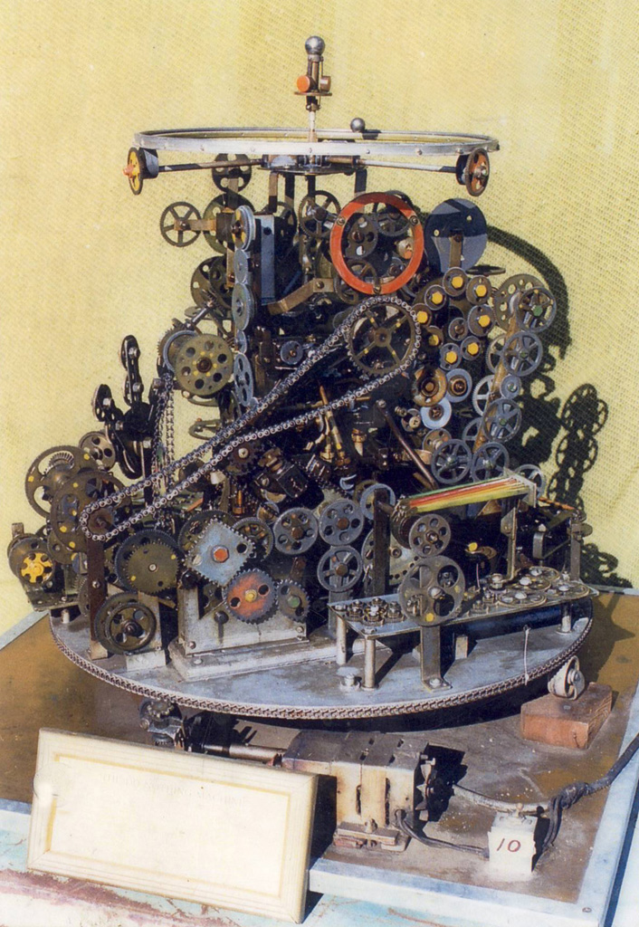 The Do Nothing Machine after being spruced up for auction.