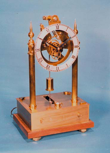 Battery Driven Electric Clock A battery driven electric clock.