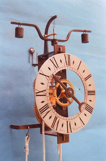 16th Century Style Clock John designed this clock in a 16th century style.