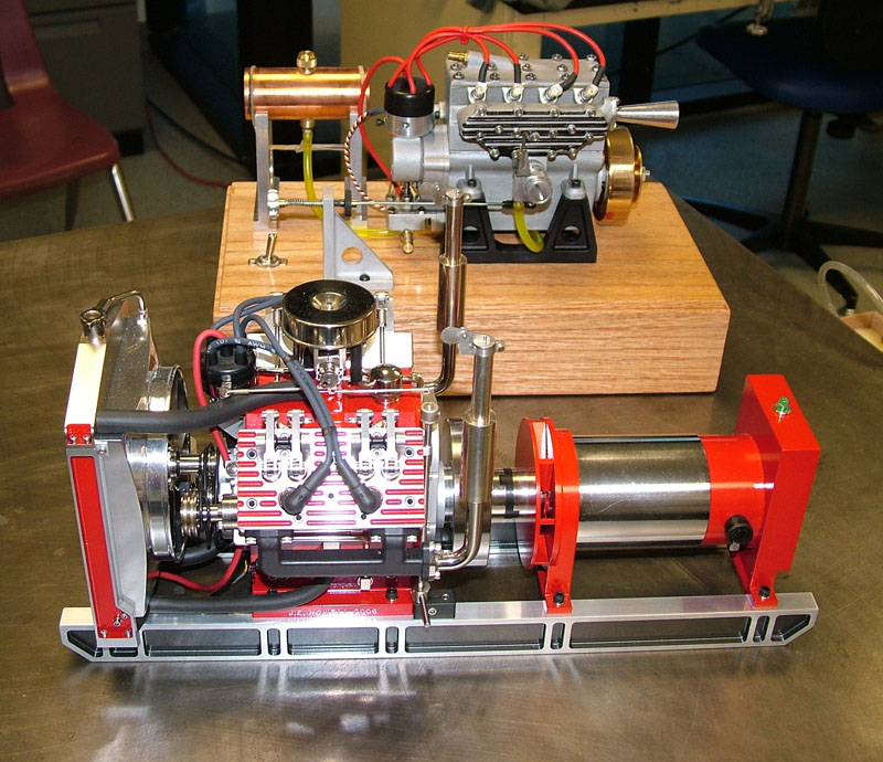 Jerry’s V-4 With the Seal Engine Jerry Howell’s V-4 engine sits in front of our Seal engine.