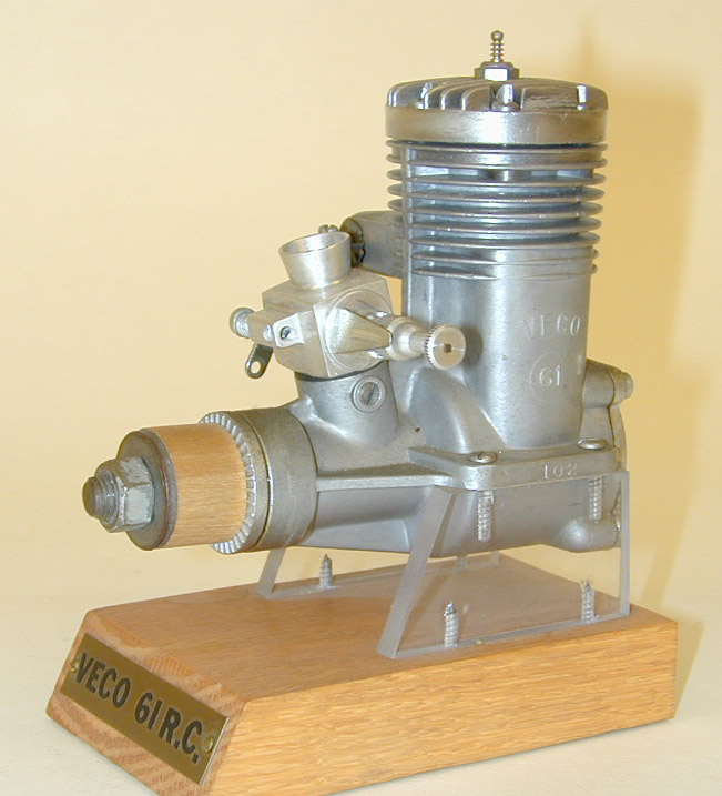 Veco .61 R/C Engine A left side view of the Veco .61.