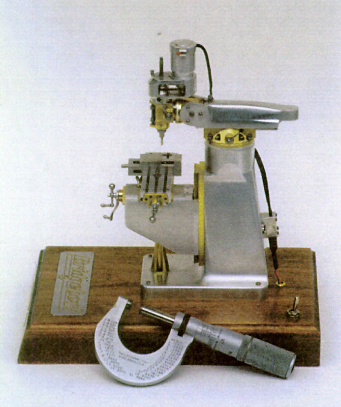 1/12 Scale Bridgeport M Head Mill Gerhard’s 1/12 scale model Bridgeport "M Head" mill won several awards.