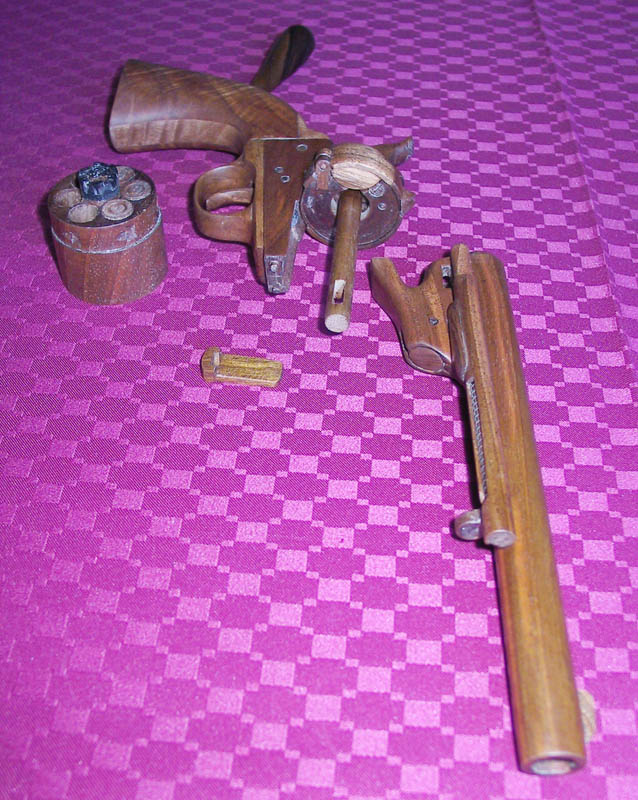 Colt Army Conversion Revolver Early work on Robert’s Colt Army Conversion revolver.
