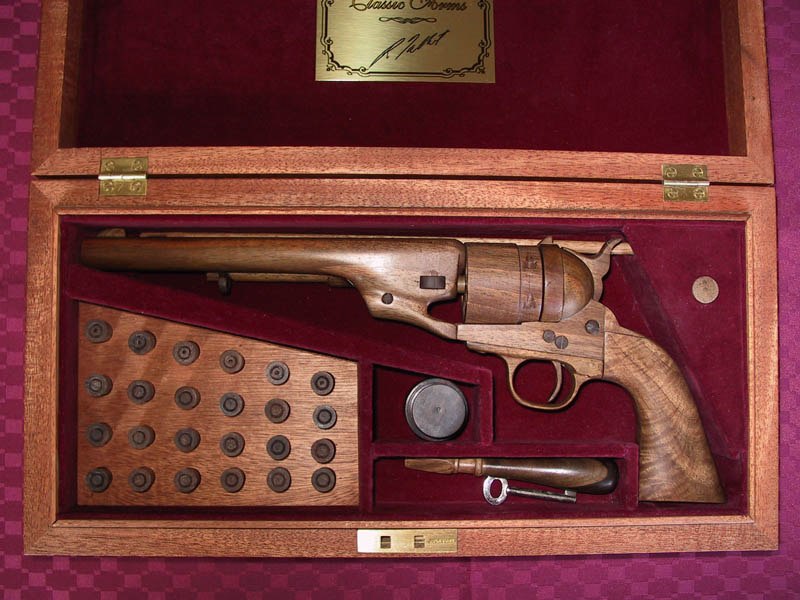 Colt Army Conversion Revolver The finished Colt Army Conversion revolver.