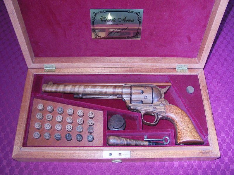 Colt Peacemaker Revolver The finished Colt Peacemaker revolver.