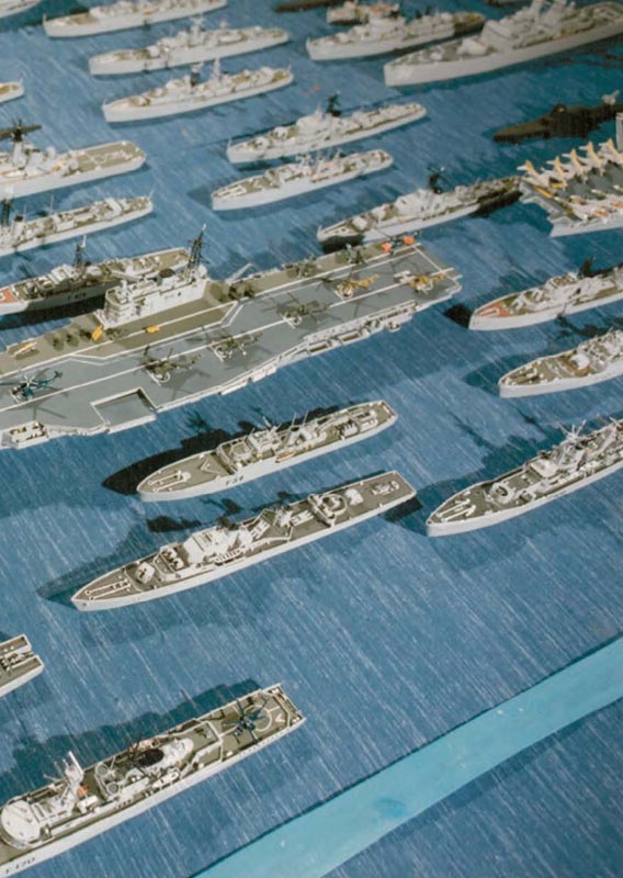 Matchstick Model Ships A glimpse of Philip's huge collection of model ships.