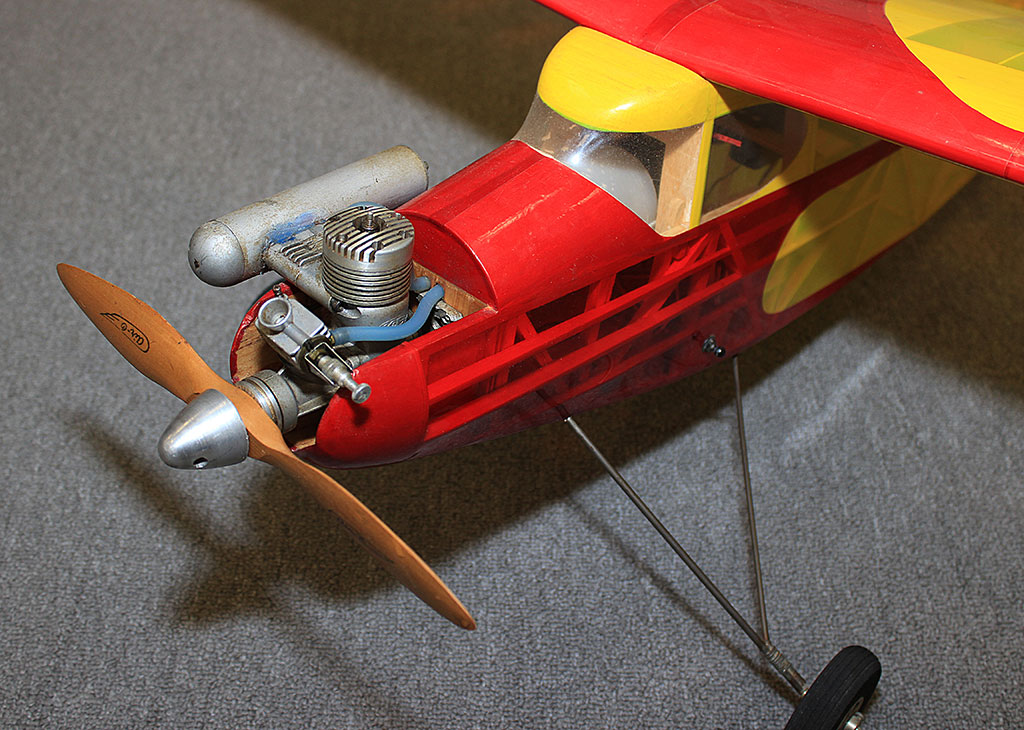 Ohlsson Pacemaker Airplane A close-up of the Pacemaker nose.