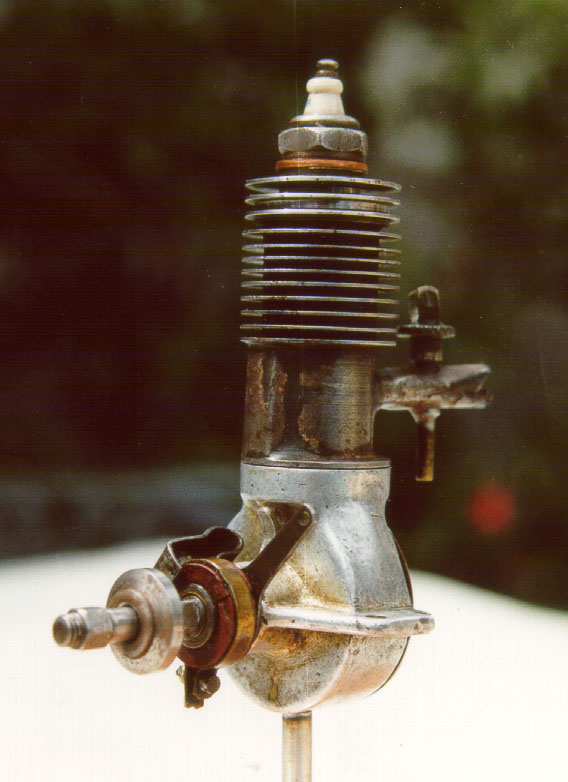 Irv’s Original Gas Model Engine The original prototype engine that Irv designed in 1934.