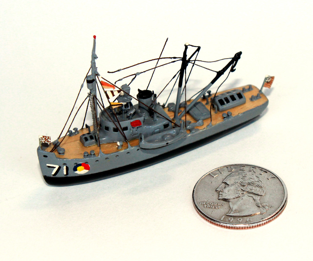 USS Albatross A tiny 1/600 scale model of the USS Albatross.