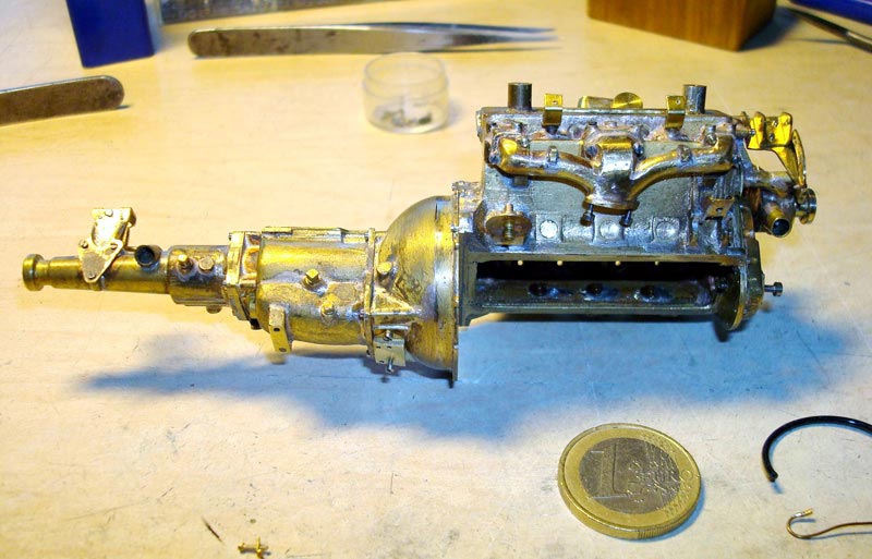 Avanti Model Engine The Avanti engine and transmission were modeled in high detail.