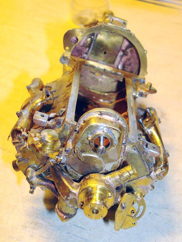 Avanti Model Engine Another look at Roger's new brass Avanti engine.