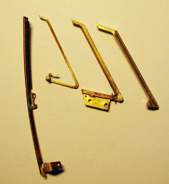 Avanti Window Components Several brass components for the Avanti windows.