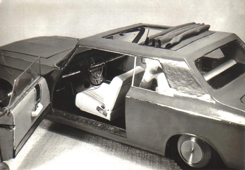 1963 Chrysler New Yorker Model Roger's first model car, a 1963 Chrysler New Yorker.