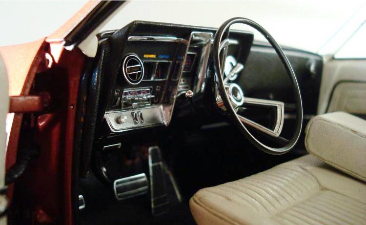 1/12 Scale Oldsmobile Tornado Model A peek into the interior of the Tornado.