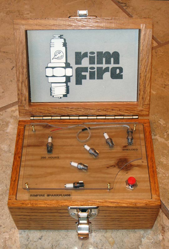 Rimfire Spark Plug Prototypes Several Rimfire spark plug prototypes made by Paul Knapp.