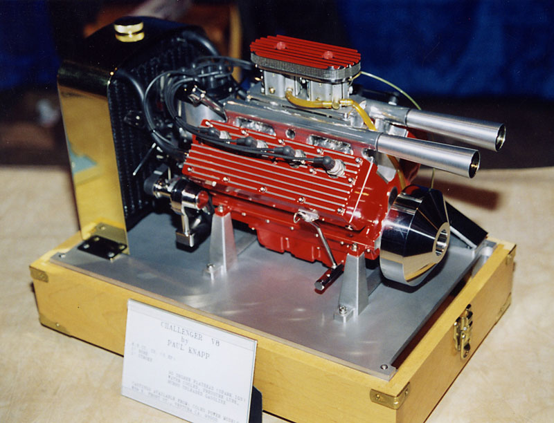 Challenger V-8 Engine Paul Knapp built this Challenger V-8 engine.