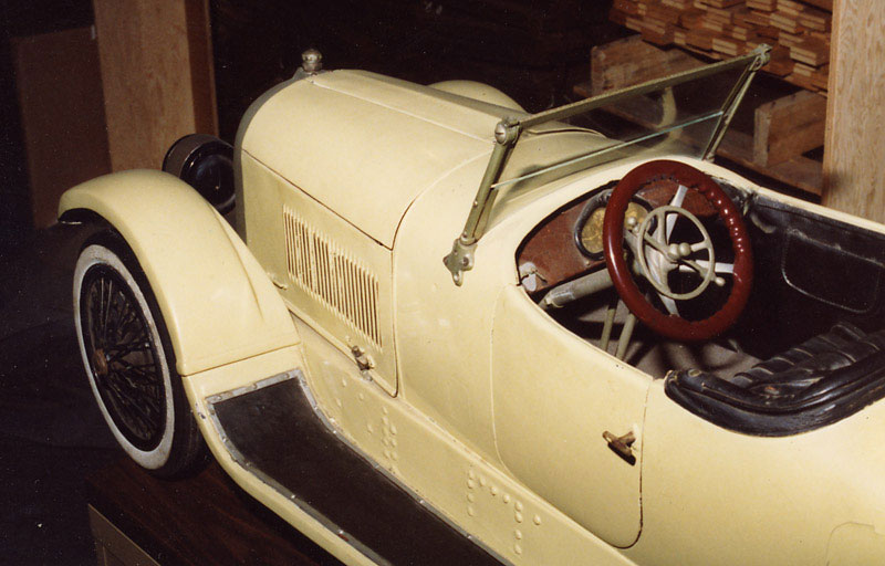Marmon Speedster Model The 1/4 scale Marmon Speedster model.