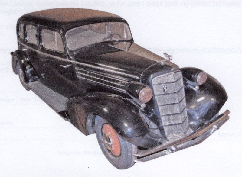 1/4 Scale 1934 Cadillac Fleetwood Sedan A 1/4 Scale 1934 Cadillac Fleetwood sedan.