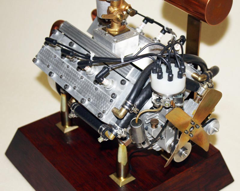 The Challenger V8 prototype engine.