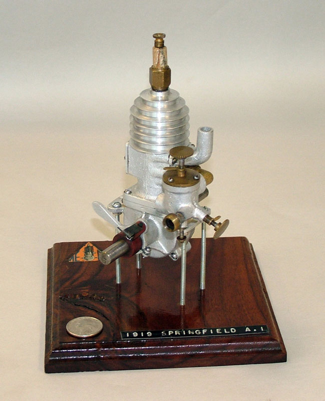 Springfield A.1 Single-Cylinder, Two-Cycle Model Engine