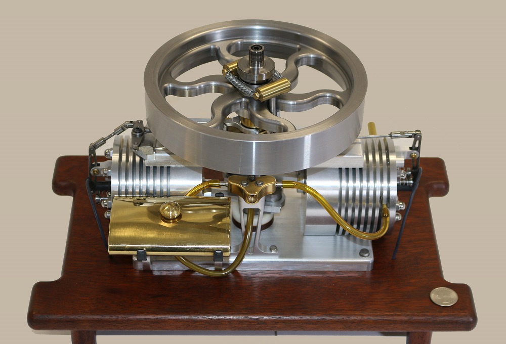 Custom Engineered 2-Cylinder Hit N’ Miss Engine