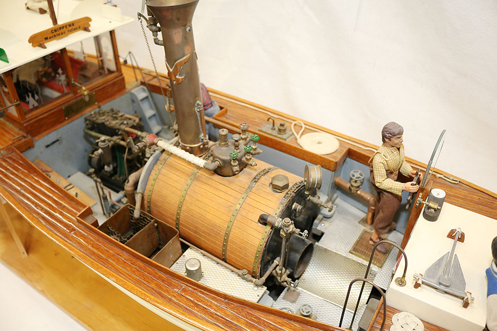 The Chippewa model steam launch.