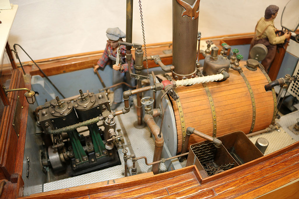 The Chippewa model steam launch.