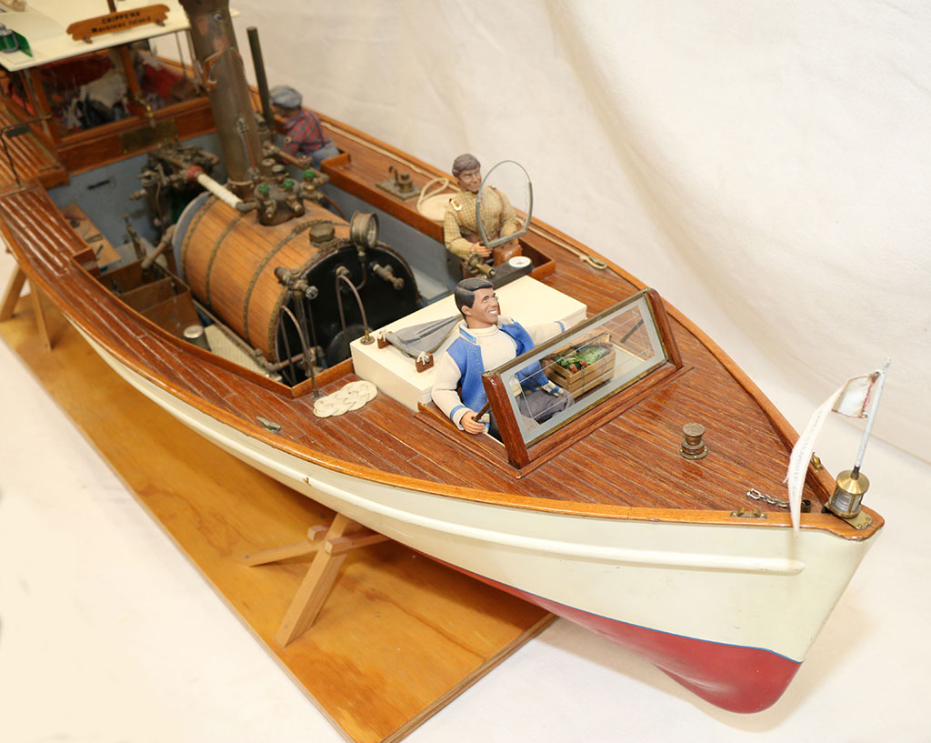 The Chippewa model steam launch.