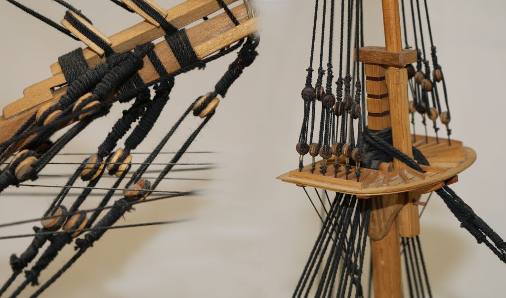 A scratch-built 1/8 scale model of the USS Pennsylvania. 