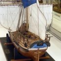 A 1/56 scale model of the HMS Supply.