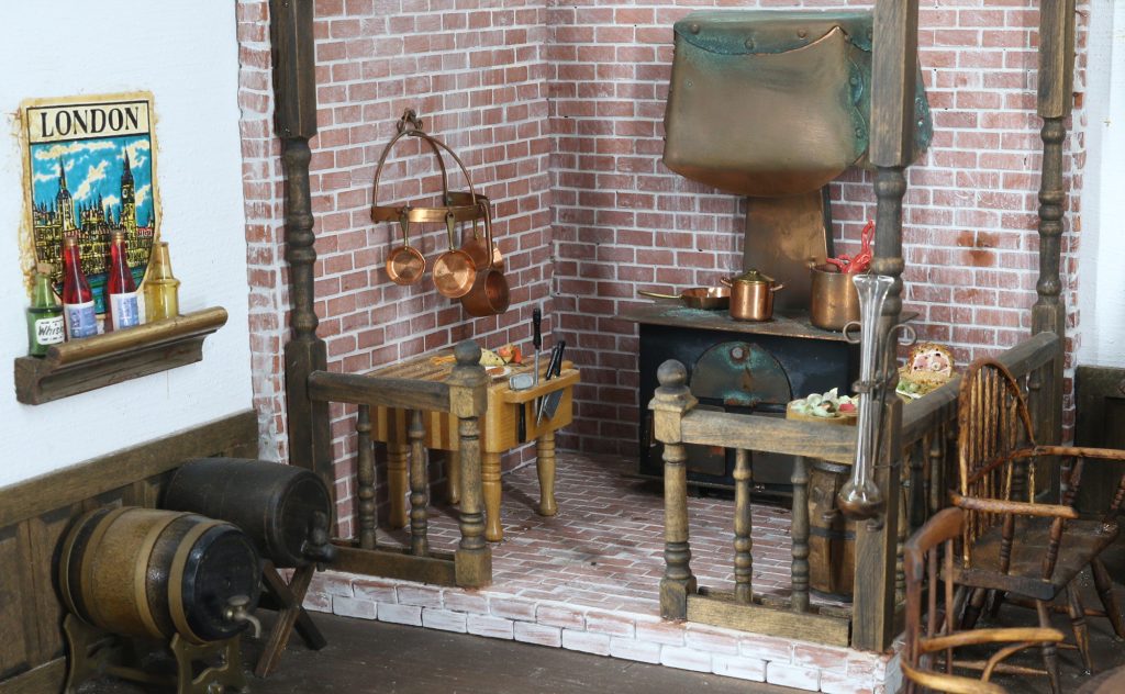 This Miniature Pub was crafted by Karl Horn in 1980.
